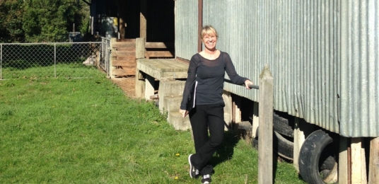 Barn work Lesley