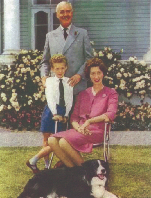 Lady Fergusson and young family